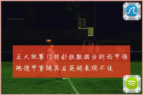 五大联赛门将扑救数据分析西甲领跑德甲紧随其后英超表现不佳